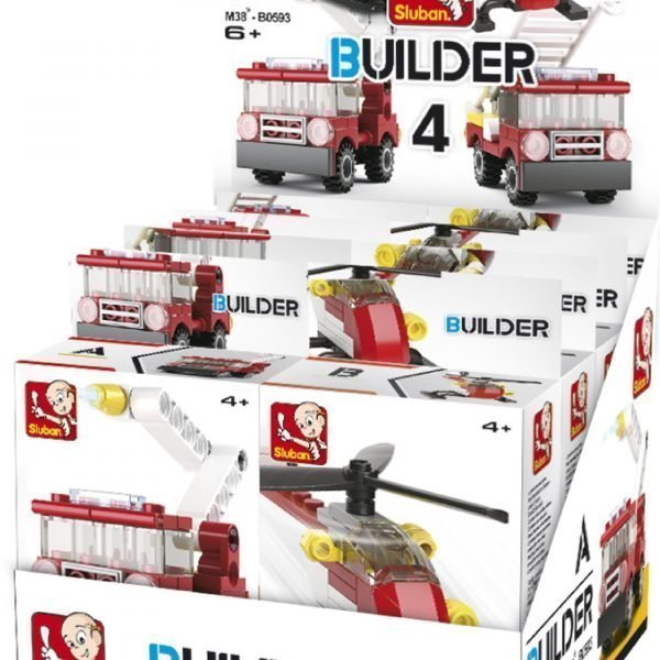 Sluban Fire Sluban Builder Sarjan Rakennuspalikat