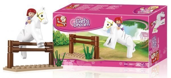 Sluban Jumping Horse Sluban Girls Dream Sarjan Rakennuspalikat