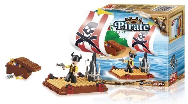 Sluban Pirate Raft Sluban Pirate Sarjan Rakennuspalikat