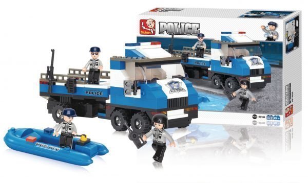 Sluban Police Truck Sluban Police Sarjan Rakennuspalikat