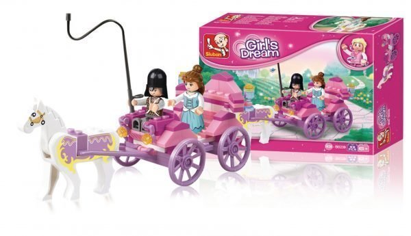 Sluban Princess Carriage Sluban Girls Dream Sarjan Rakennuspalikat