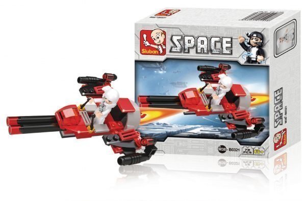 Sluban Space Bomber Sluban Space Sarjan Rakennuspalikat