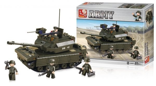 Sluban Tank Sluban Army Sarjan Rakennuspalikat 107806