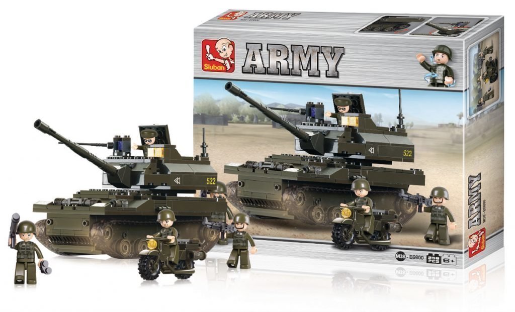 Sluban Tank Sluban Army Sarjan Rakennuspalikat 107807 ...