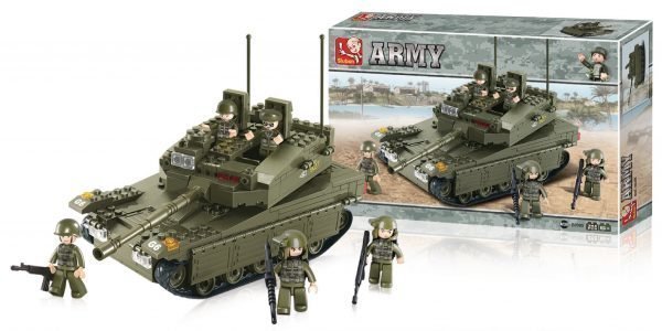 Sluban Tank Sluban Army Sarjan Rakennuspalikat 107808