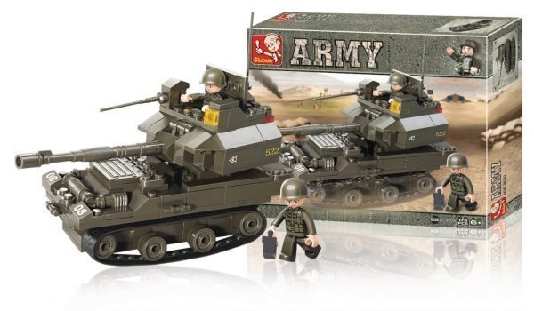 Sluban Tank Sluban Army Sarjan Rakennuspalikat 107809