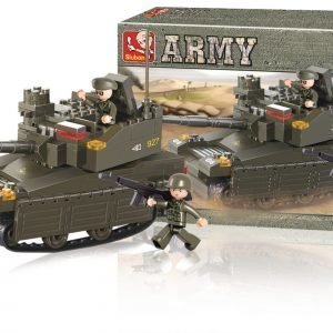 Sluban Tank Sluban Army Sarjan Rakennuspalikat 107810