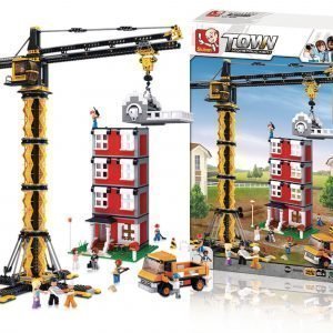 Sluban Tower Crane Sluban Town Sarjan Rakennuspalikat