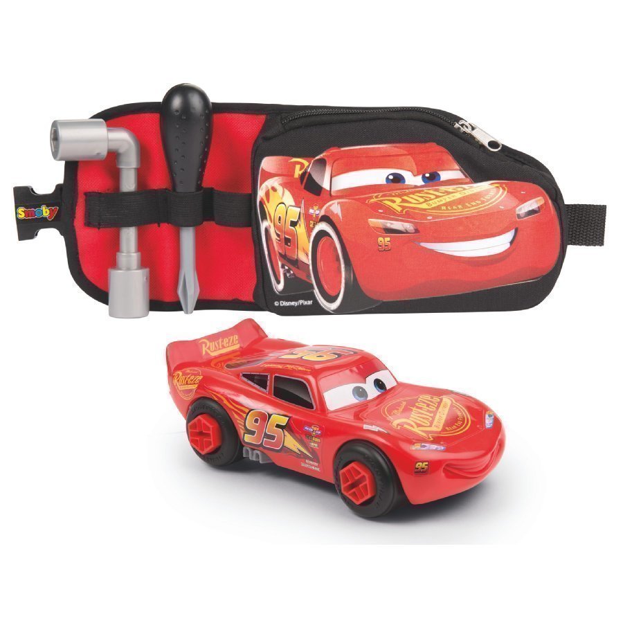 Smoby Cars / Autot Työkalukaluvyö Ja Salama Mcqueen