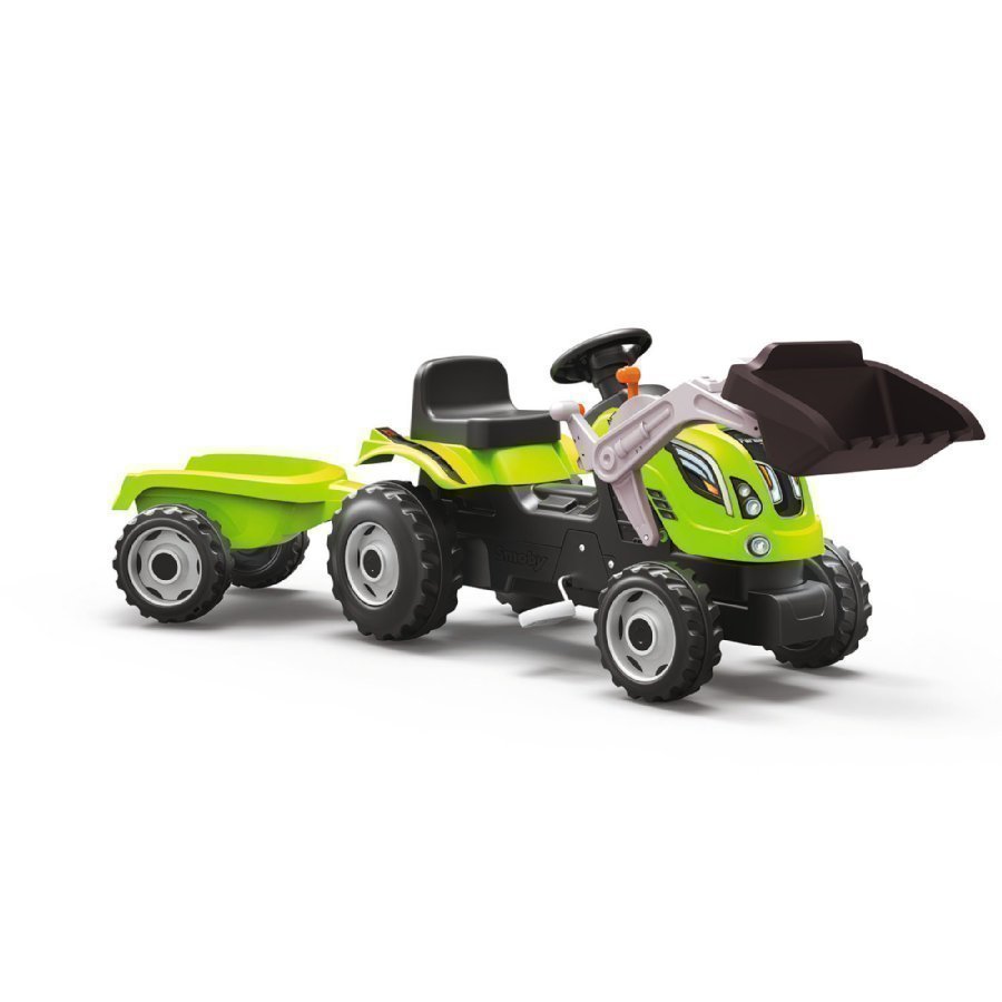 Smoby Farmer Xl Traktori Etukuormaajalla Vihreä