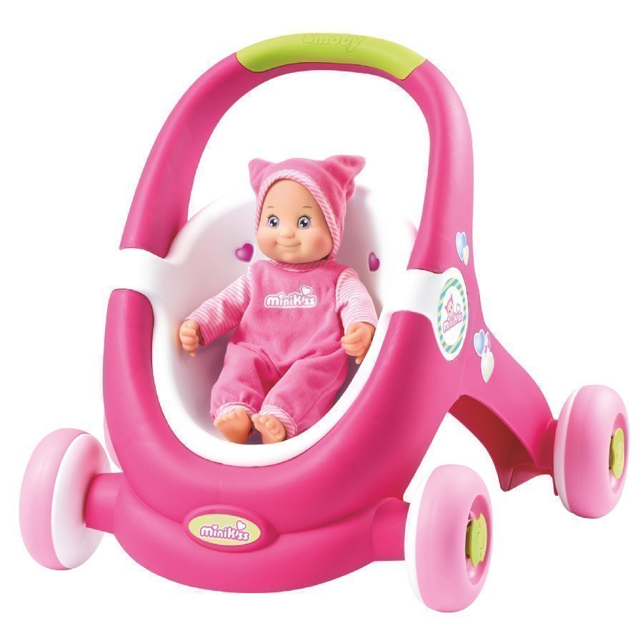 Smoby Minikiss Nukenrattaat Baby Walker