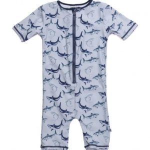 Småfolk Swimsuit. Sharks. Short Legs/Sl