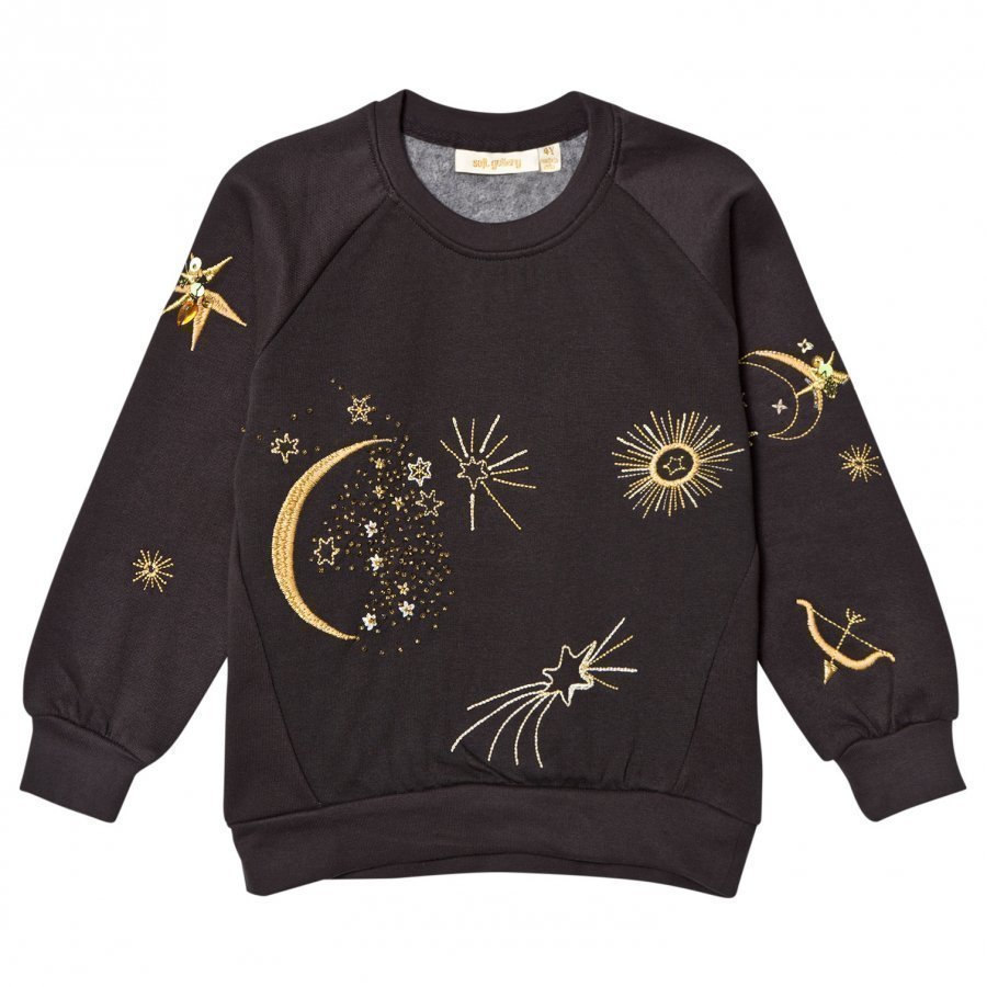 Soft Gallery Babs Sweatshirt Peat Galaxy Emb. Oloasun Paita