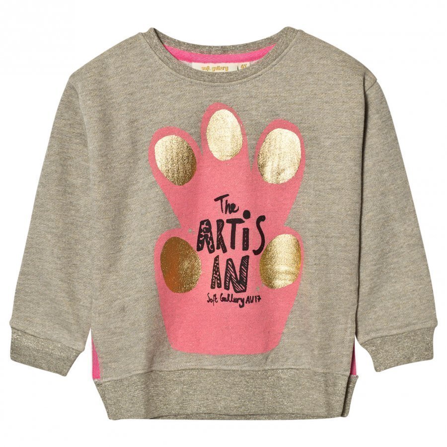 Soft Gallery Cira Sweatshirt Ash Lurex Oloasun Paita