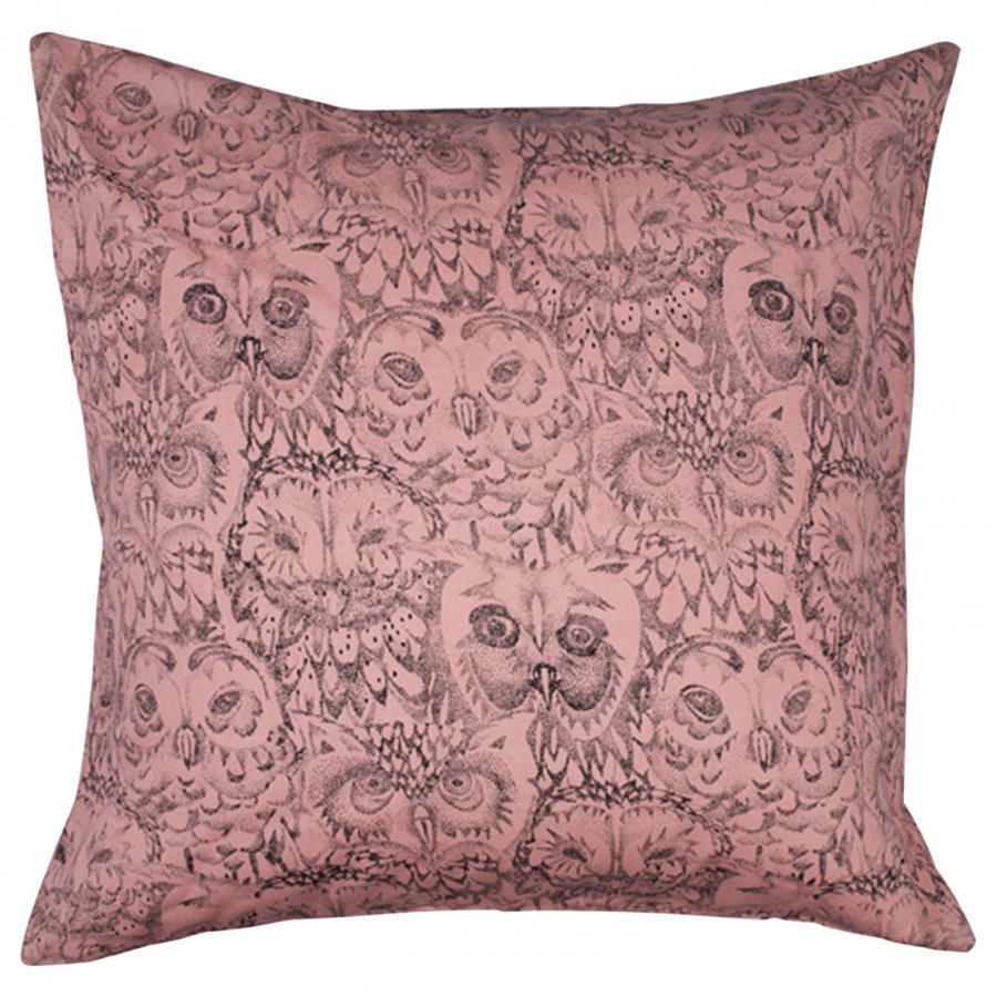 Soft Gallery Owl Big Pillow Case Coral Tyynyliina