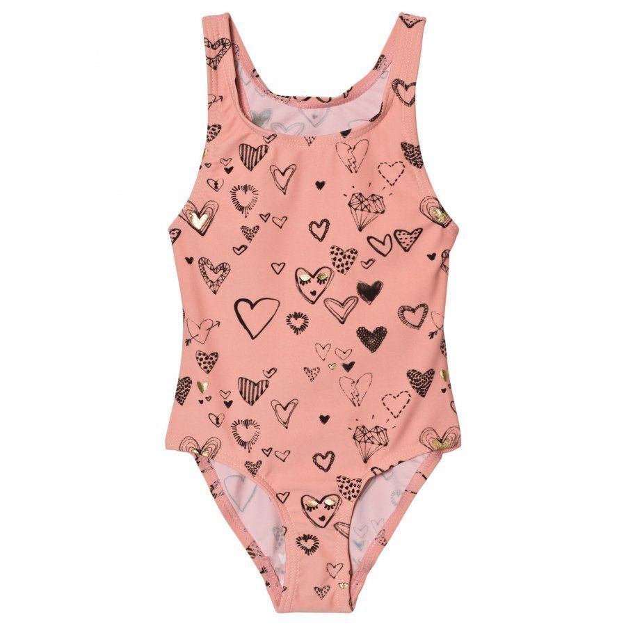 Soft Gallery Peak Swimsuit Coral Almond Uimapuku