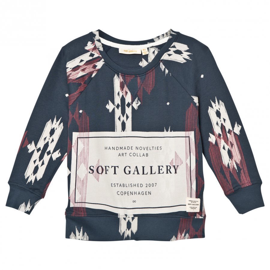 Soft Gallery Silas Sweater Reflecting Pond Native Oloasun Paita