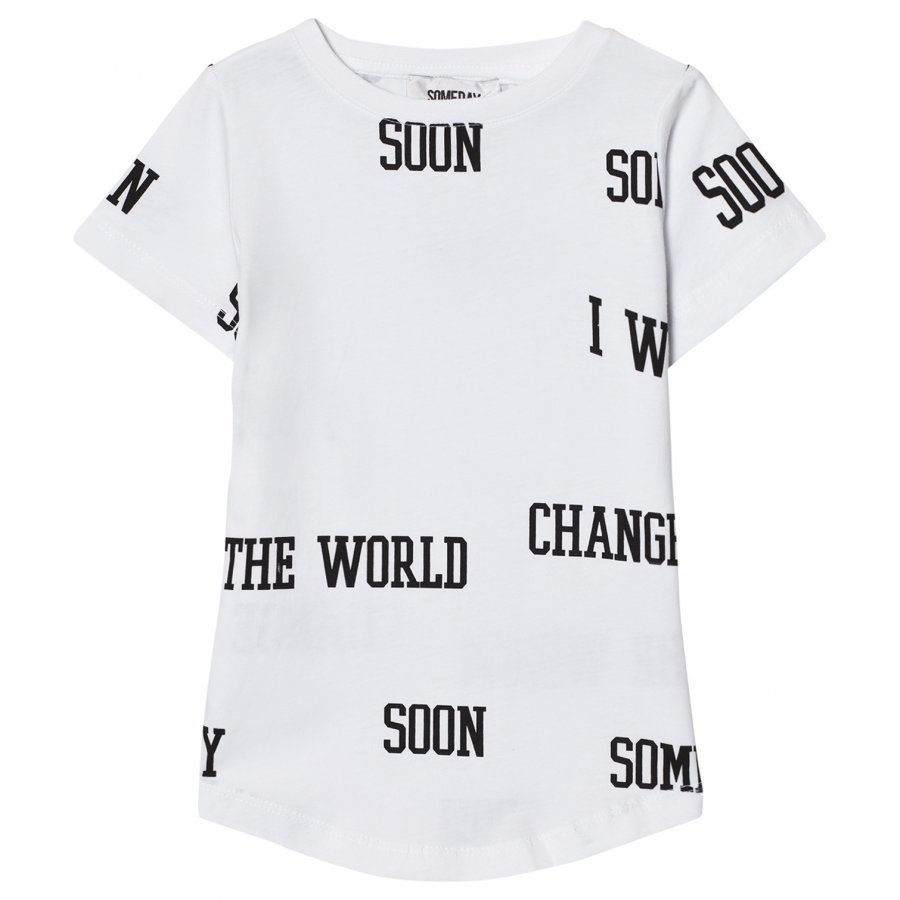 Someday Soon Orbit Tee White T-Paita