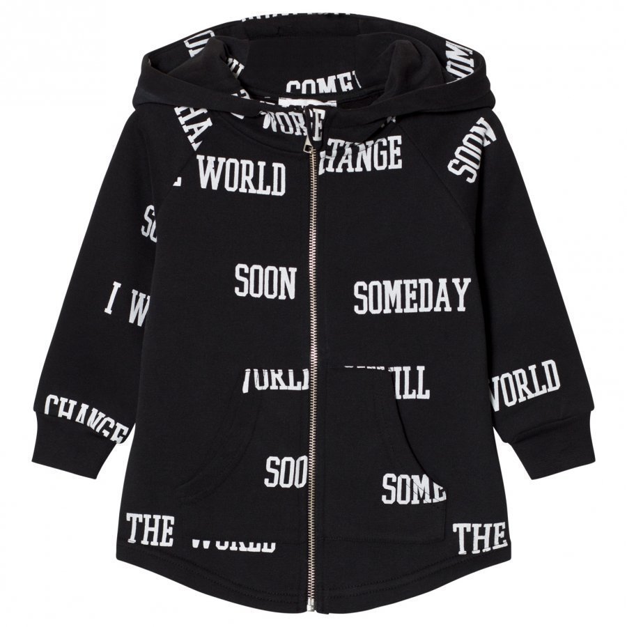 Someday Soon World Hoodie Black Huppari