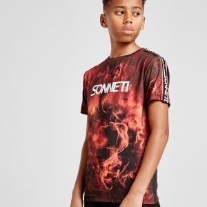 Sonneti Flames T-Shirt Punainen