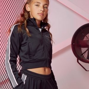 Sonneti Girls' Electra Zip Through Track Top Musta