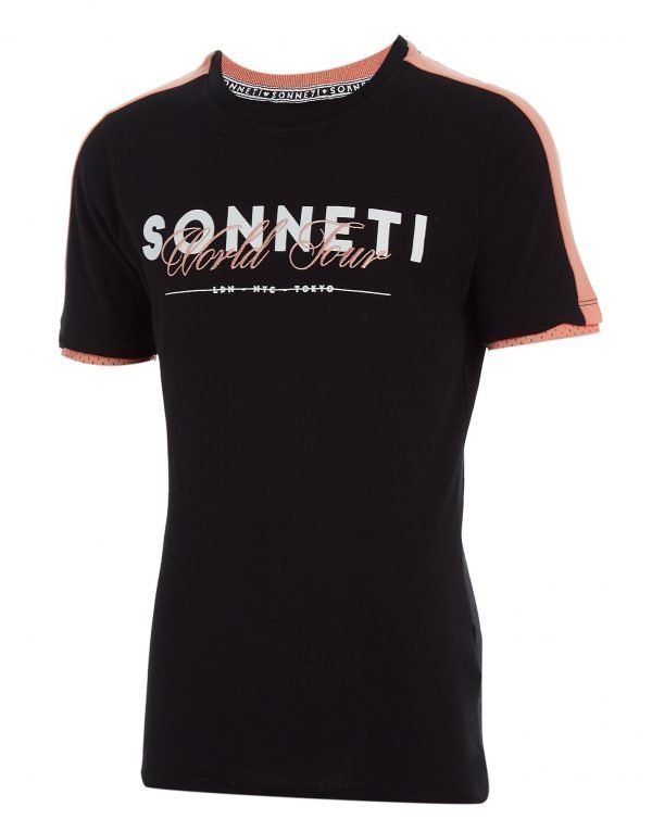 Sonneti Girls' Freestyle Boyfriend T-Shirt Musta
