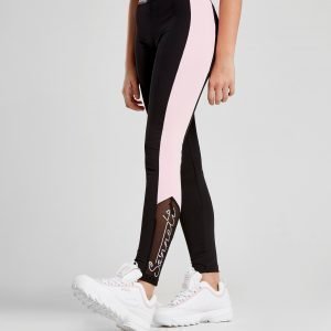 Sonneti Girls' Script Mesh Leggings Musta