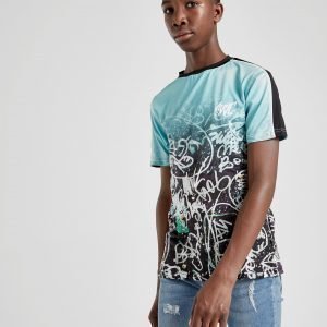 Sonneti Graffiti T-Shirt Teal / Black