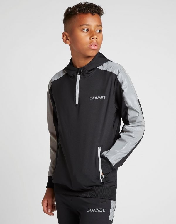 Sonneti Target 1/4 Zip Track Top Musta