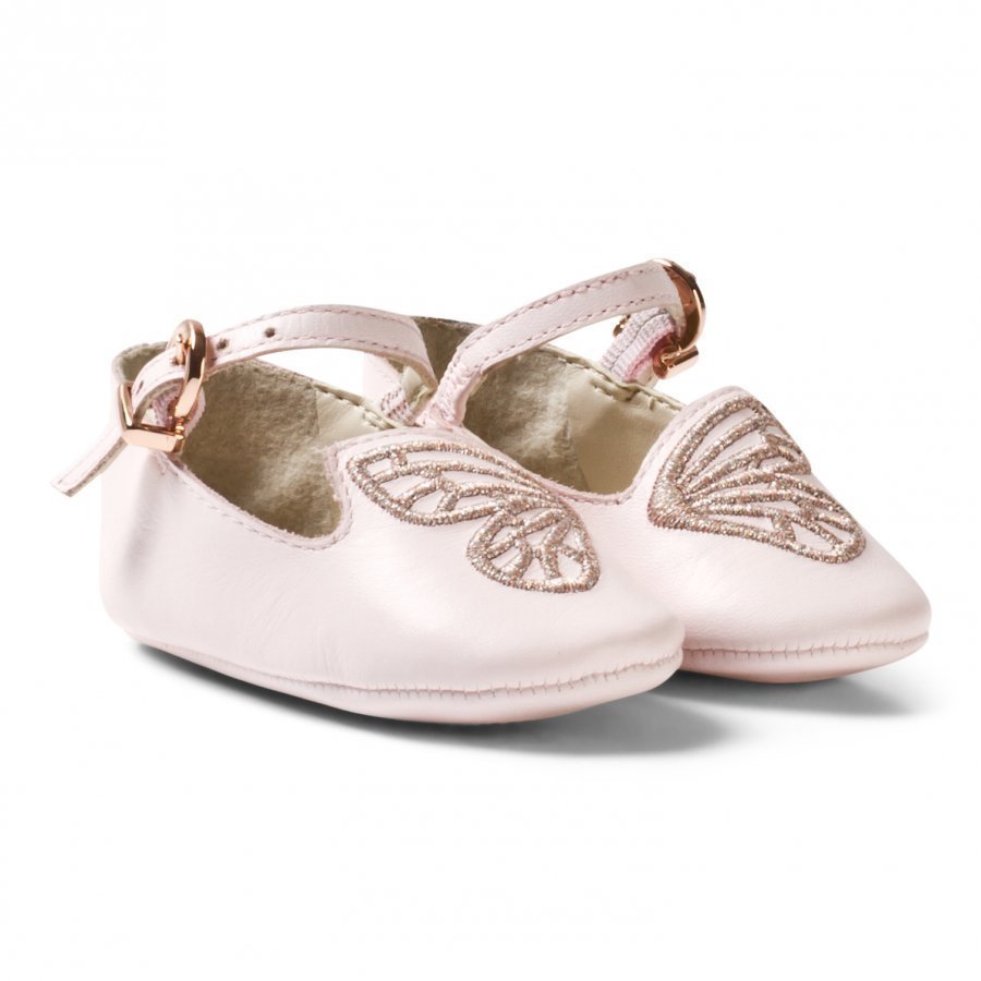 Sophia Webster Mini Pink Bibi Butterfly Crib Shoes Ballerinat