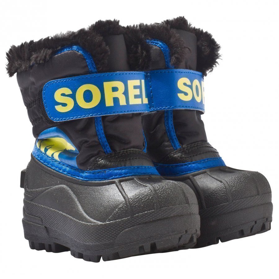 Sorel Snow Commander Talvisaappaat Mustat Super Blue Talvisaappaat