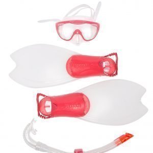 Speedo Glide Scuba Set Vaaleanpunainen