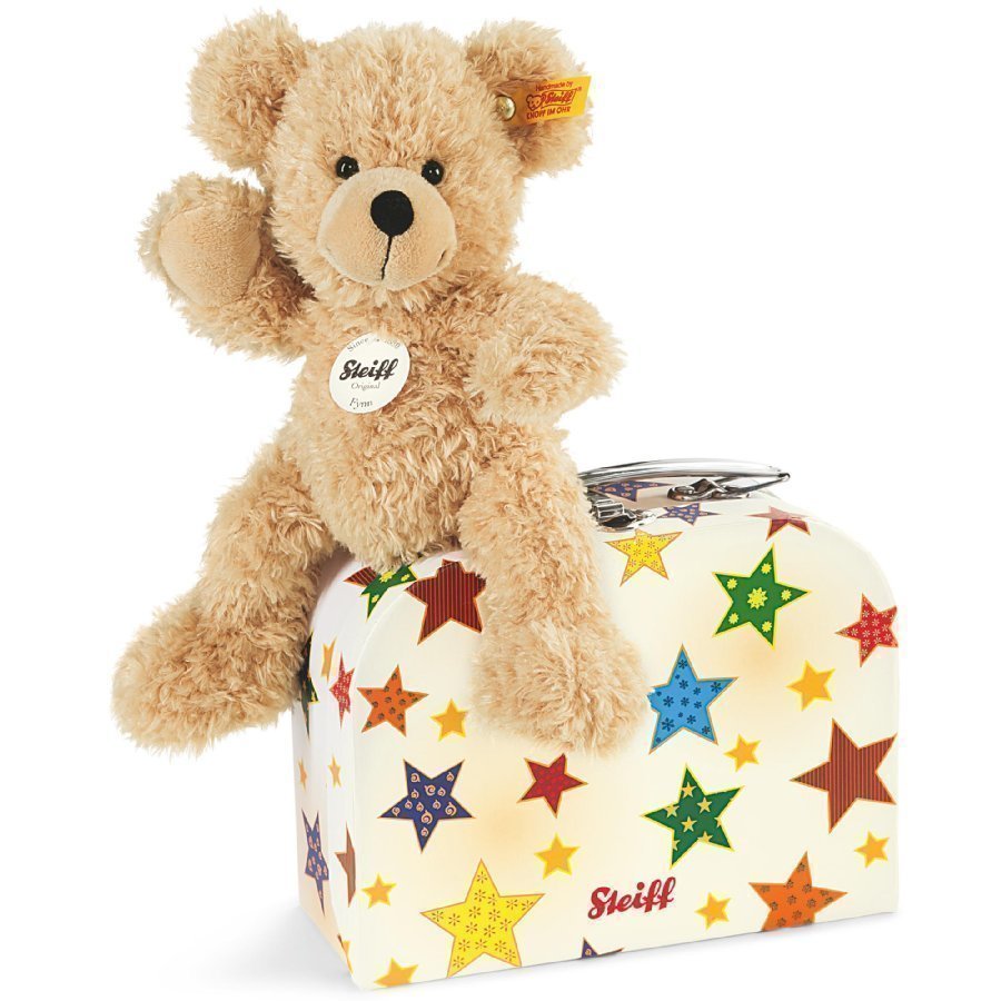 Steiff Teddy Karhu Fynn Ja Matkalaukku 23 Cm