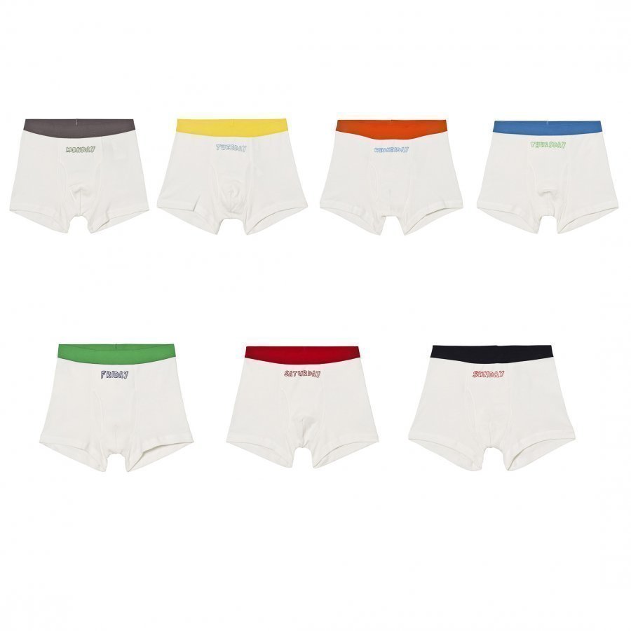 Stella Mccartney Kids 7 Days Of The Week Arthur Boxers Set Bokserit