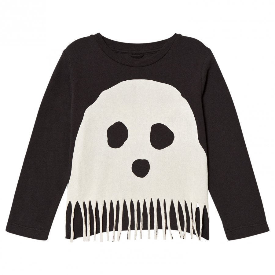 Stella Mccartney Kids Black Bella Ghost Tee T-Paita