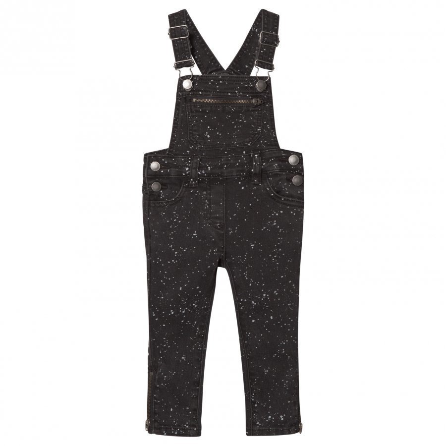 Stella Mccartney Kids Black Lake Overall Splat Dungarees Lappuhaalari