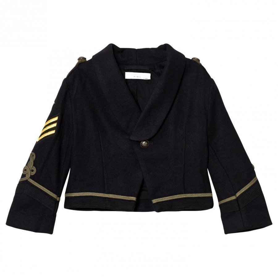 Stella Mccartney Kids Black Lee Military Jacket Armeijatakki