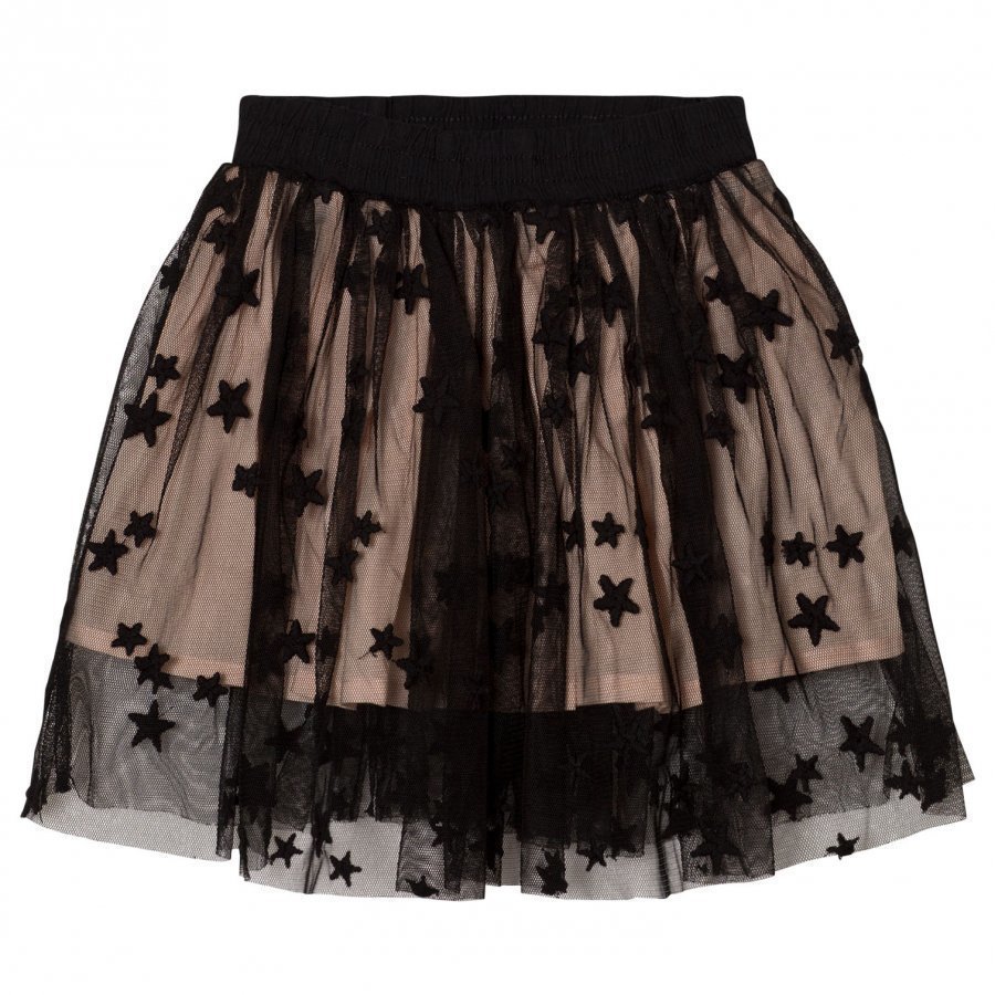 Stella Mccartney Kids Black Tulle Misty Skirt Midihame