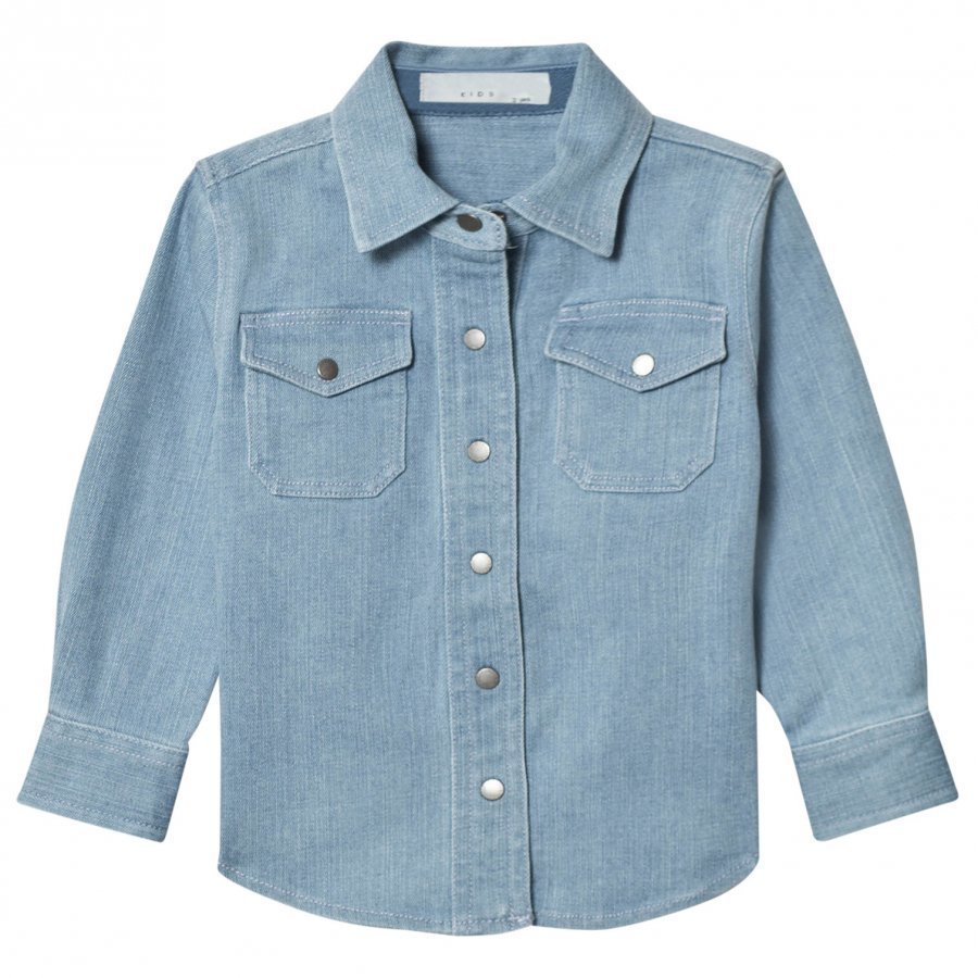 Stella Mccartney Kids Blue Denim Dallas Shirt Kauluspaita