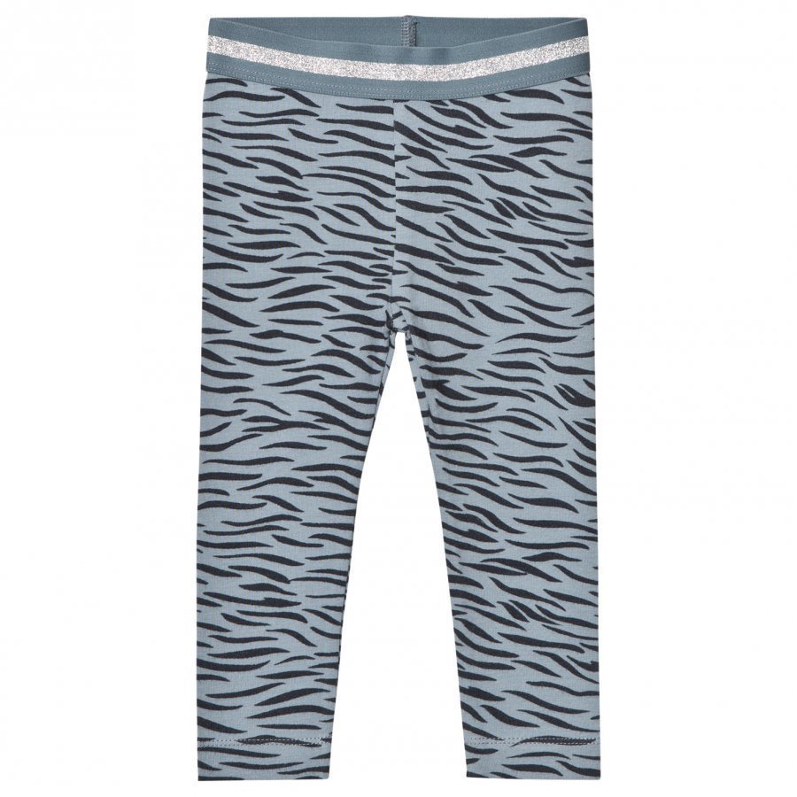 Stella Mccartney Kids Blue Tiger Print Tula Leggings Legginsit