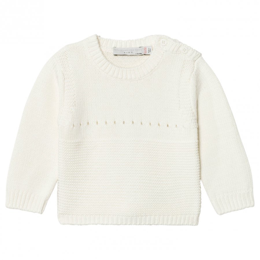 Stella Mccartney Kids Cream Thumper Knit Bunny Jumper Paita