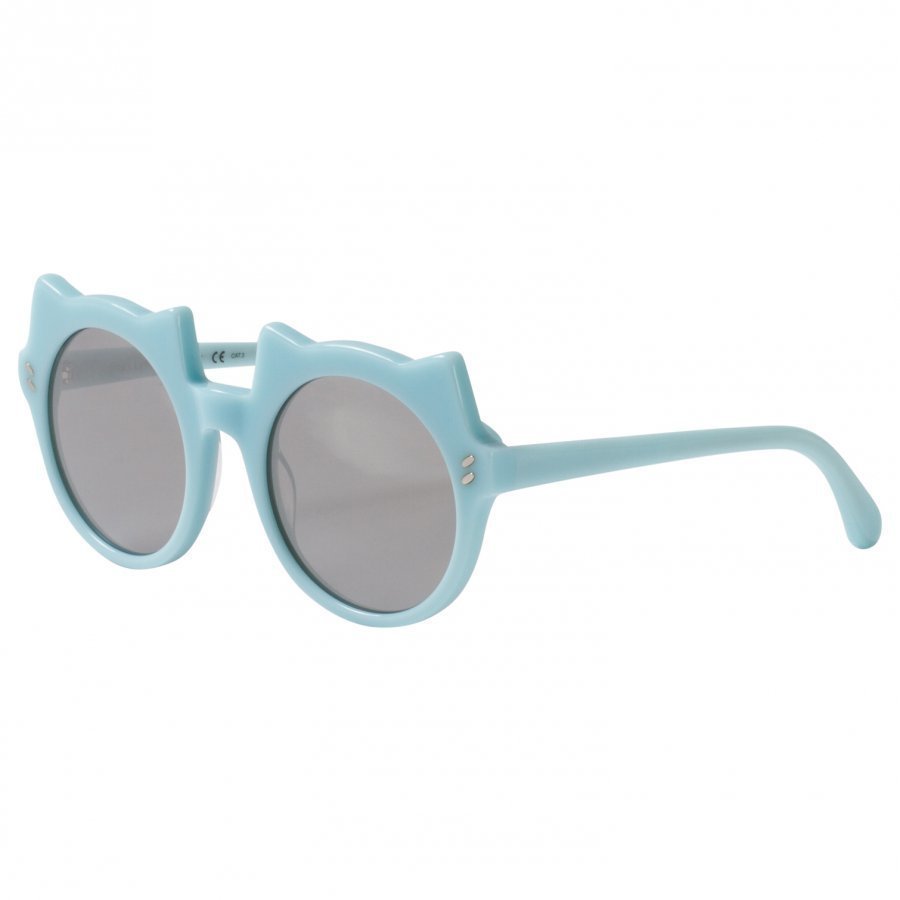 Stella Mccartney Kids Green And Silver Kitten Shape Sunglasses Aurinkolasit