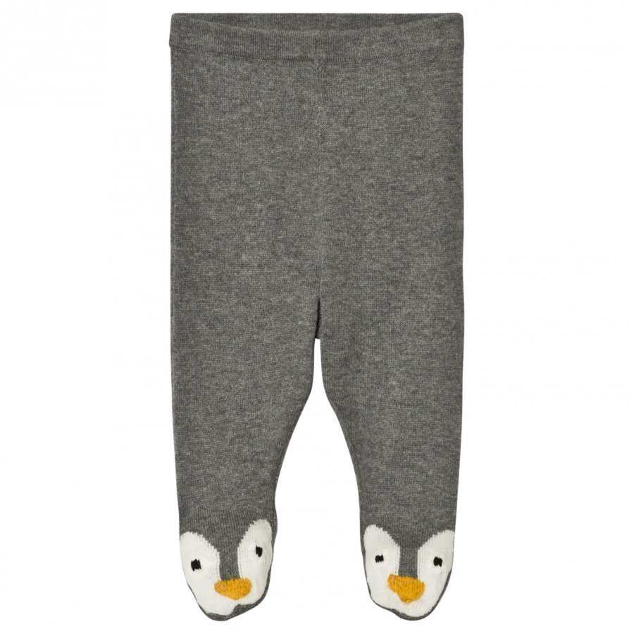 Stella Mccartney Kids Grey Penguin Knit Tights Verryttelyhousut