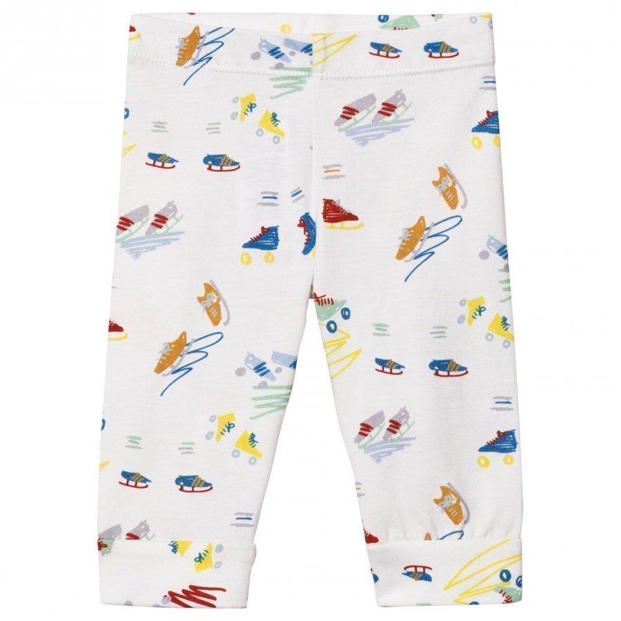 Stella Mccartney Kids Grey Scribble And Skate Print Leggings Legginsit