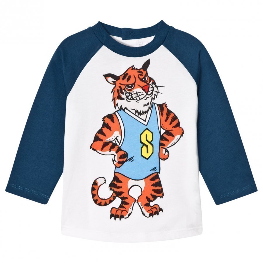 Stella Mccartney Kids Max Tiger Print T-Shirt T-Paita