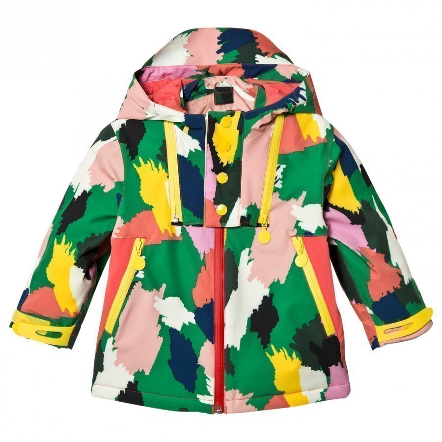 Stella Mccartney Kids Multi Camo Rocket Ski Jacket Toppatakki