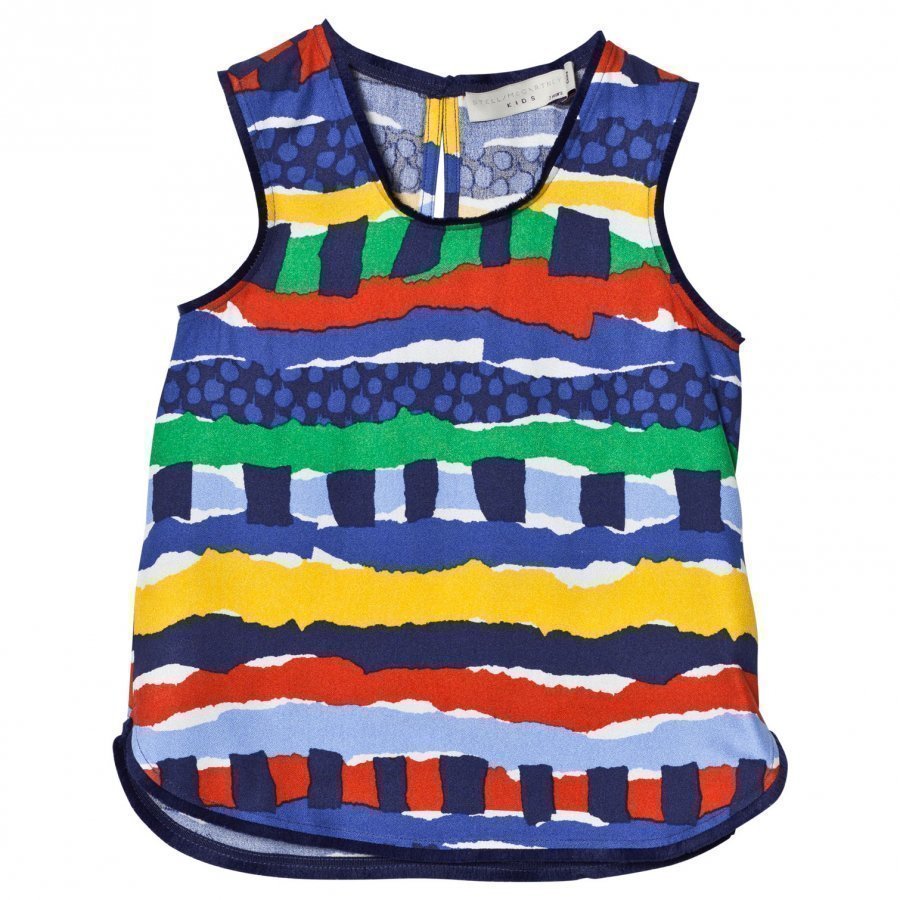 Stella Mccartney Kids Multi Rag Print Top Liivi