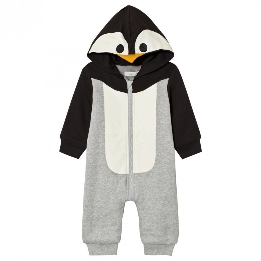 Stella Mccartney Kids Penguin Hooded Onesie Kokopuku