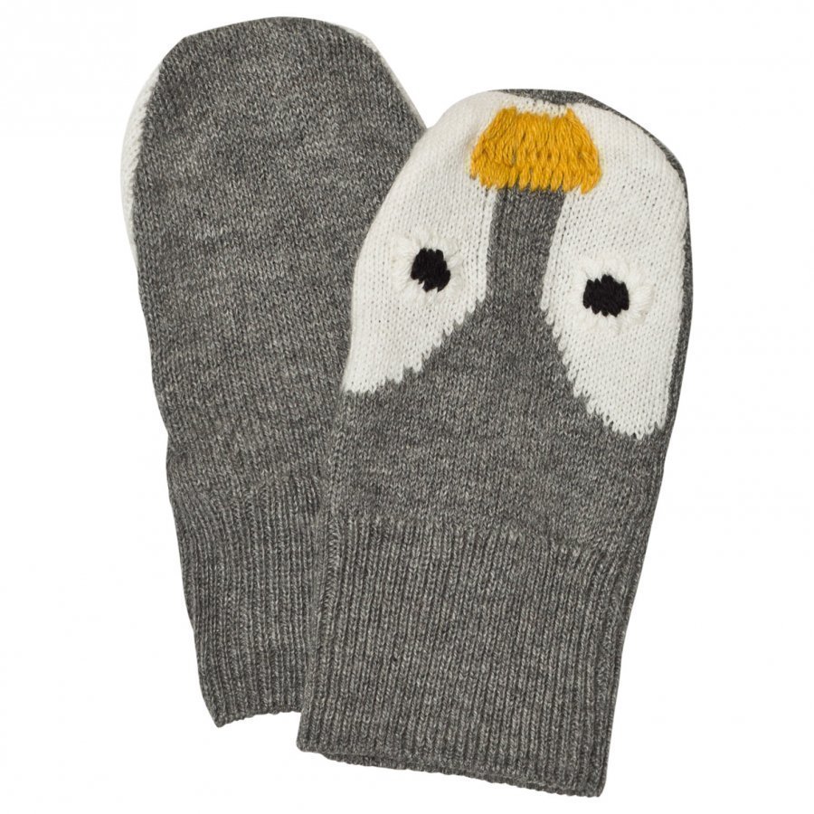 Stella Mccartney Kids Penguin Knit Mittens Villalapaset