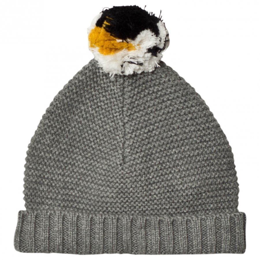 Stella Mccartney Kids Penguin Pom Pom Knit Hat Pipo